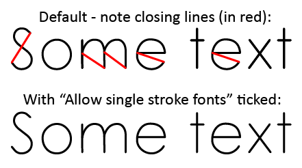 For free cnc single line font Single Line