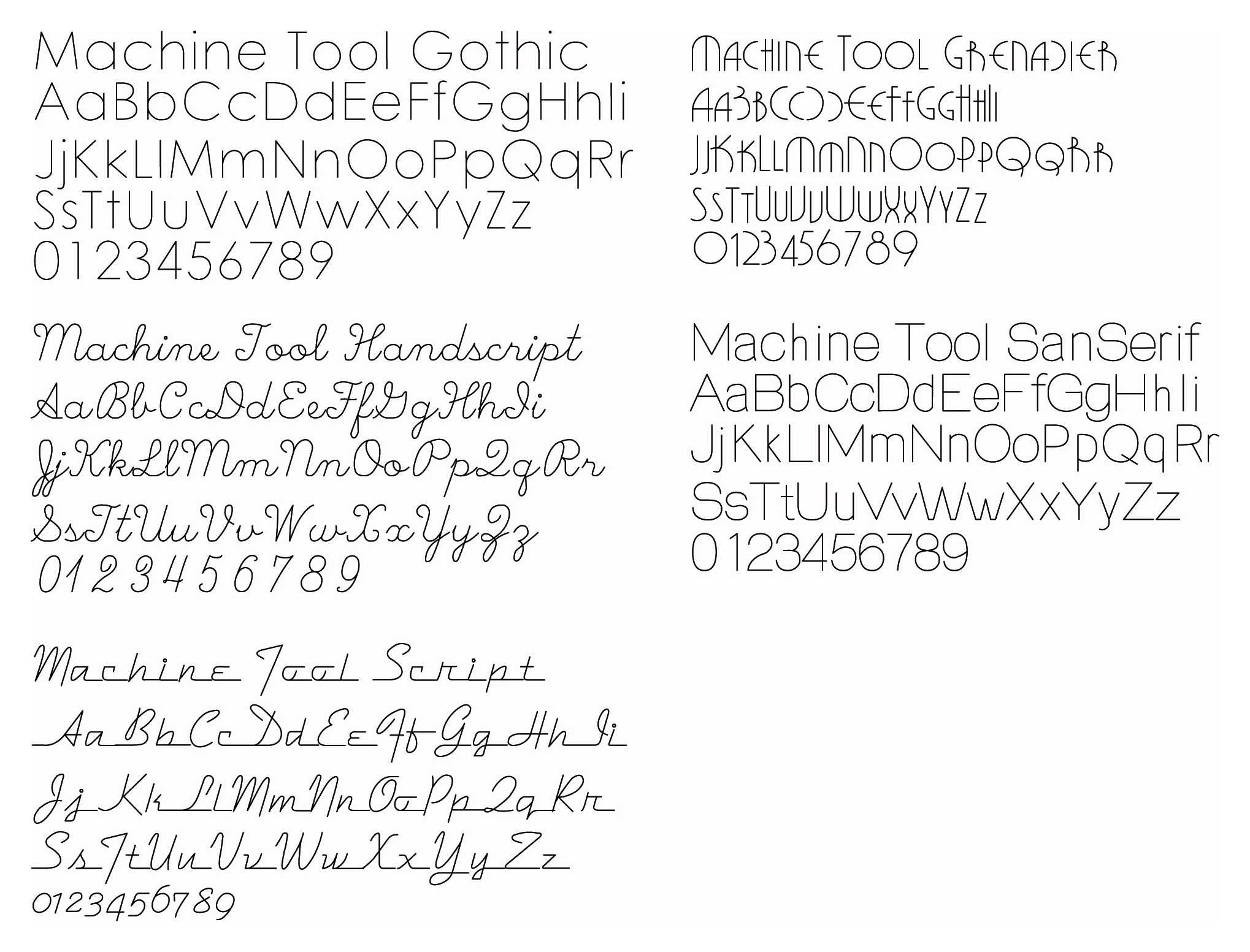 Free single line fonts download