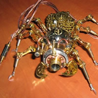 Our Workshop - Steamorg Arachnid (веб камера) [Steampunk spider webcam]
