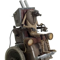 Stephane Halleux - Скульптуры в стиле "Стимпанк" [Steampunk sculpture]