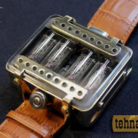 Wall-ery - Наручные часы на газоразрядных индикаторах "Неоника" [Nixie tube wristwatch]