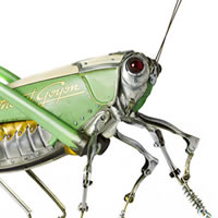 Edouard Martinet - Intricate animals made from scrap metal