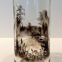 Jim Dingilian - Bottled Smoke Art